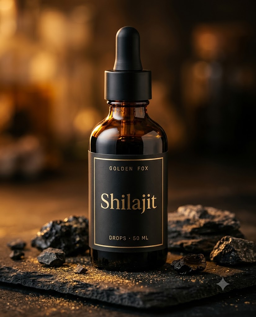 Shilajit Drops 50 ml – mumio w kroplach Golden Fox